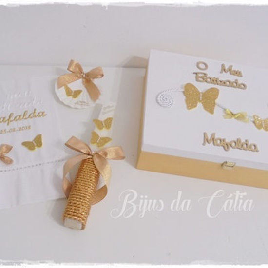 Imagem de Conjunto de batizado - Borboleta